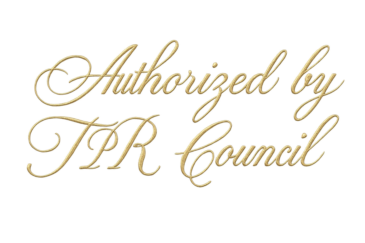 Authorized by TPR Council